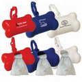 Bone Shaped Dispenser with Pet Waste Bags